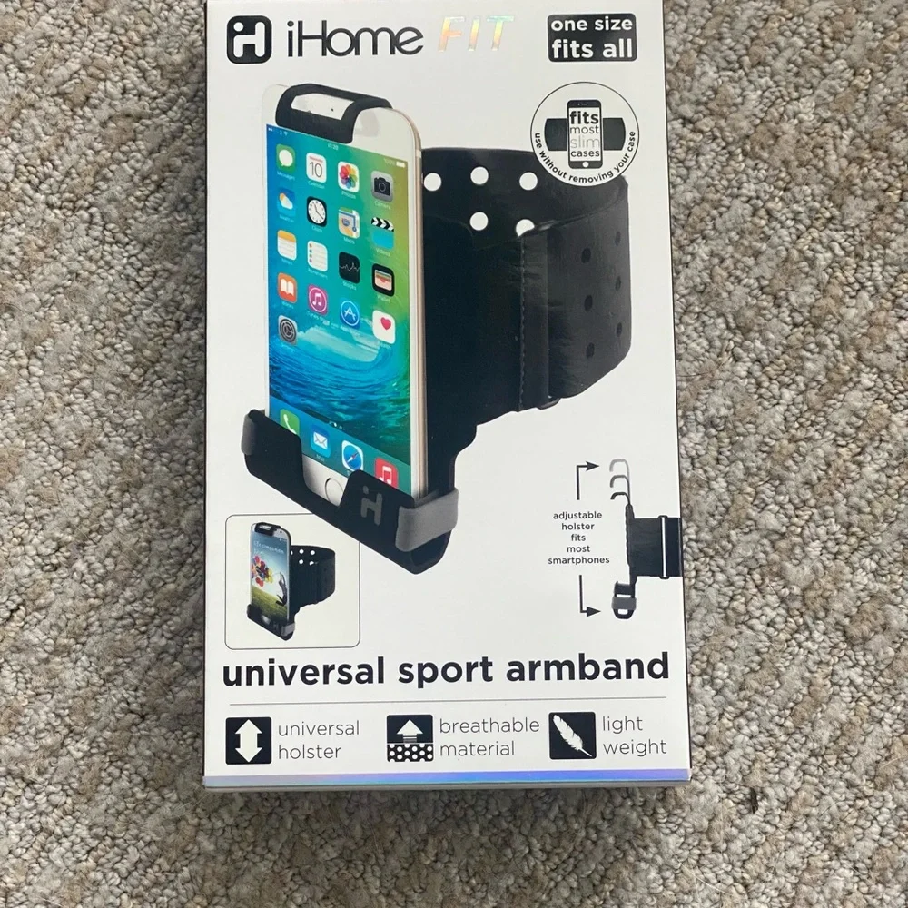 iHome Black Universal Sport Armband
